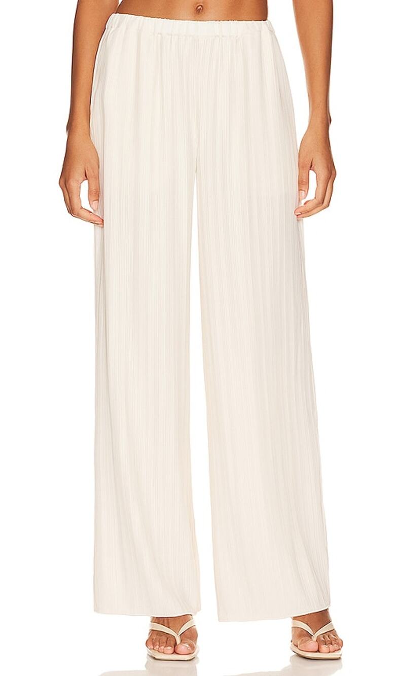 Song Of Style Pleated Buttercream Manon Pants Size S